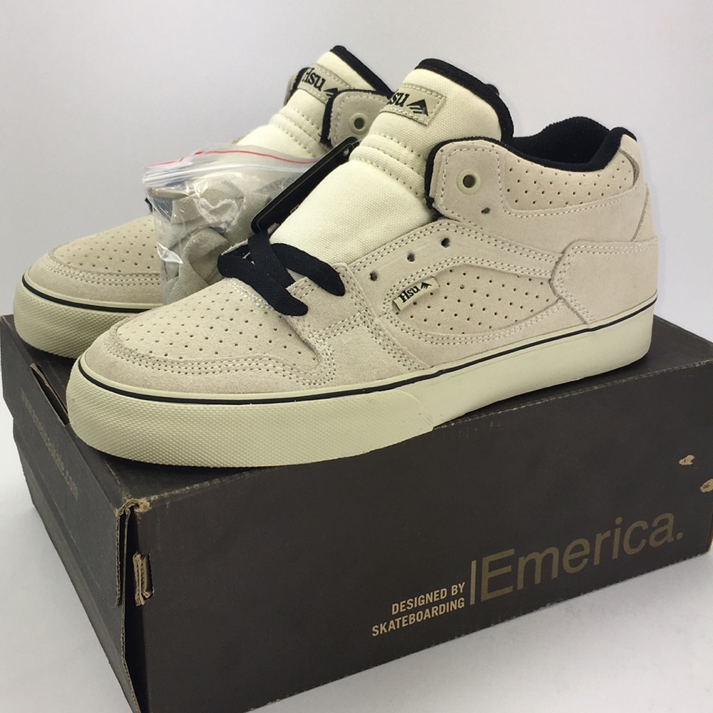 Emerica HSU Bone Color Size 7 Vintage Skate NEW